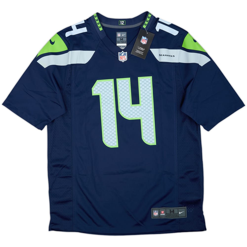 2019-24 Seattle Seahawks Metcalf #14 Nike Game Home Jersey (M)