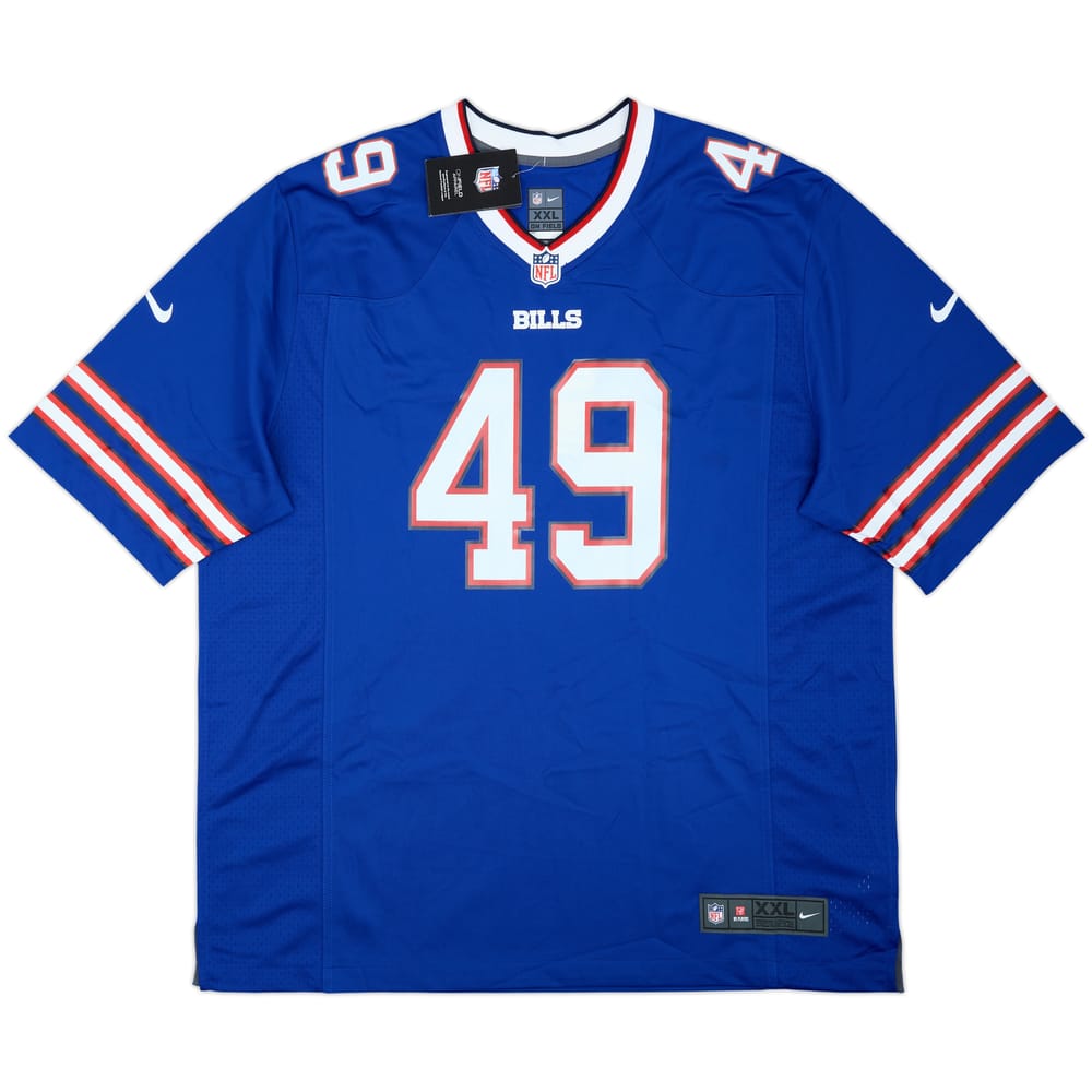 2018-22 Buffalo Bills Edmunds #49 Nike Game Home Jersey (XXL)