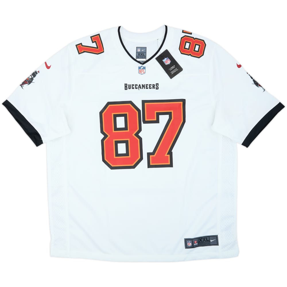 2020-21 Tampa Bay Buccaneers Gronkowski #87 Nike Game Away Jersey (XXL)