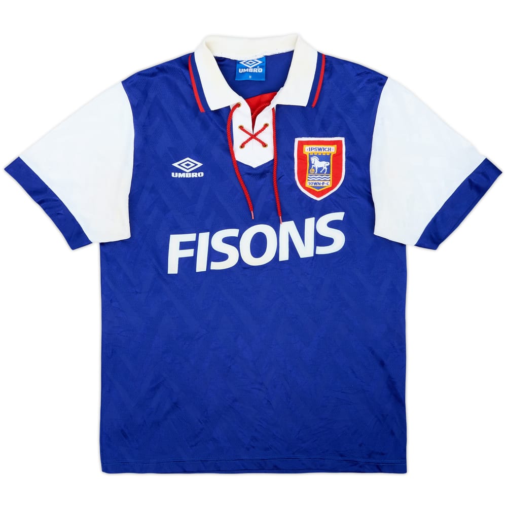 1992-94 Ipswich Home Shirt - 6/10 - (M)