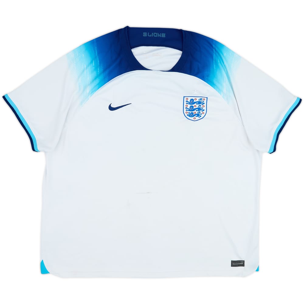 2022-23 England Home Shirt - 5/10 - (3XL)