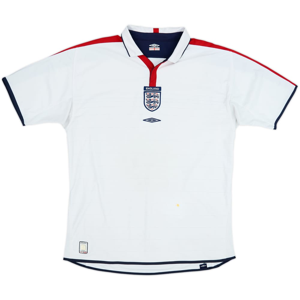 2003-05 England Home Shirt - 5/10 - (XL)