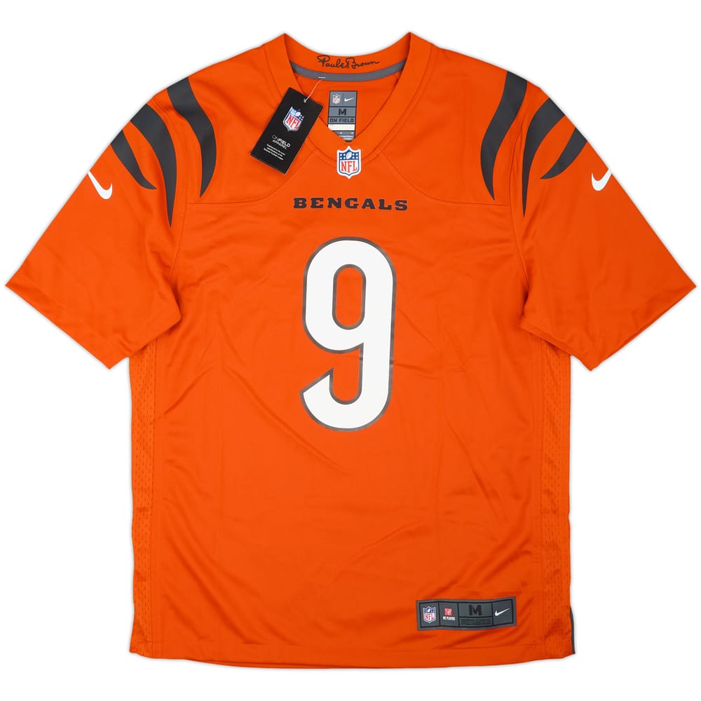 2021-25 Cincinnati Bengals Burrow #9 Nike Game Alternate Jersey (M)