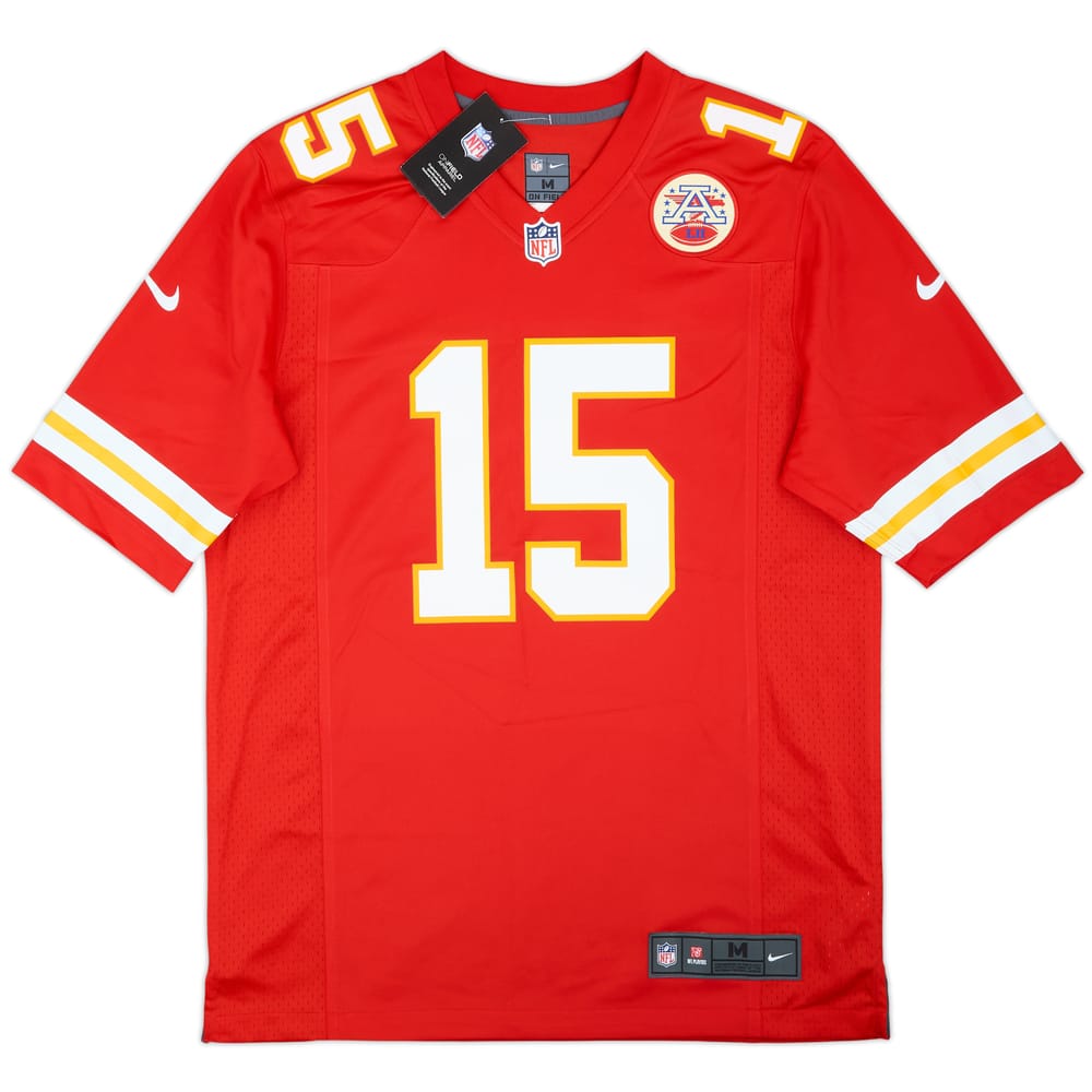2017-25 Kansas City Chiefs Mahomes #15 Nike Game Home Jersey (M)
