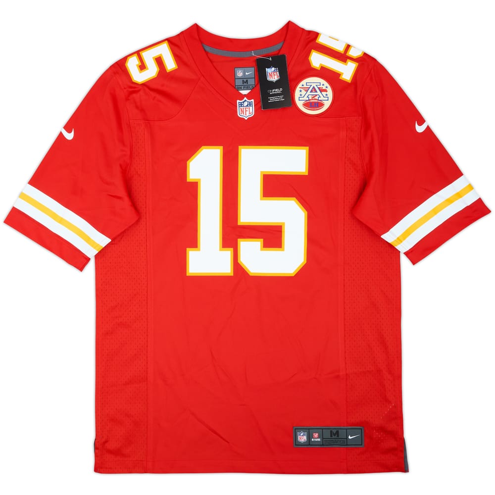 2017-25 Kansas City Chiefs Mahomes #15 Nike Game Home Jersey (M)