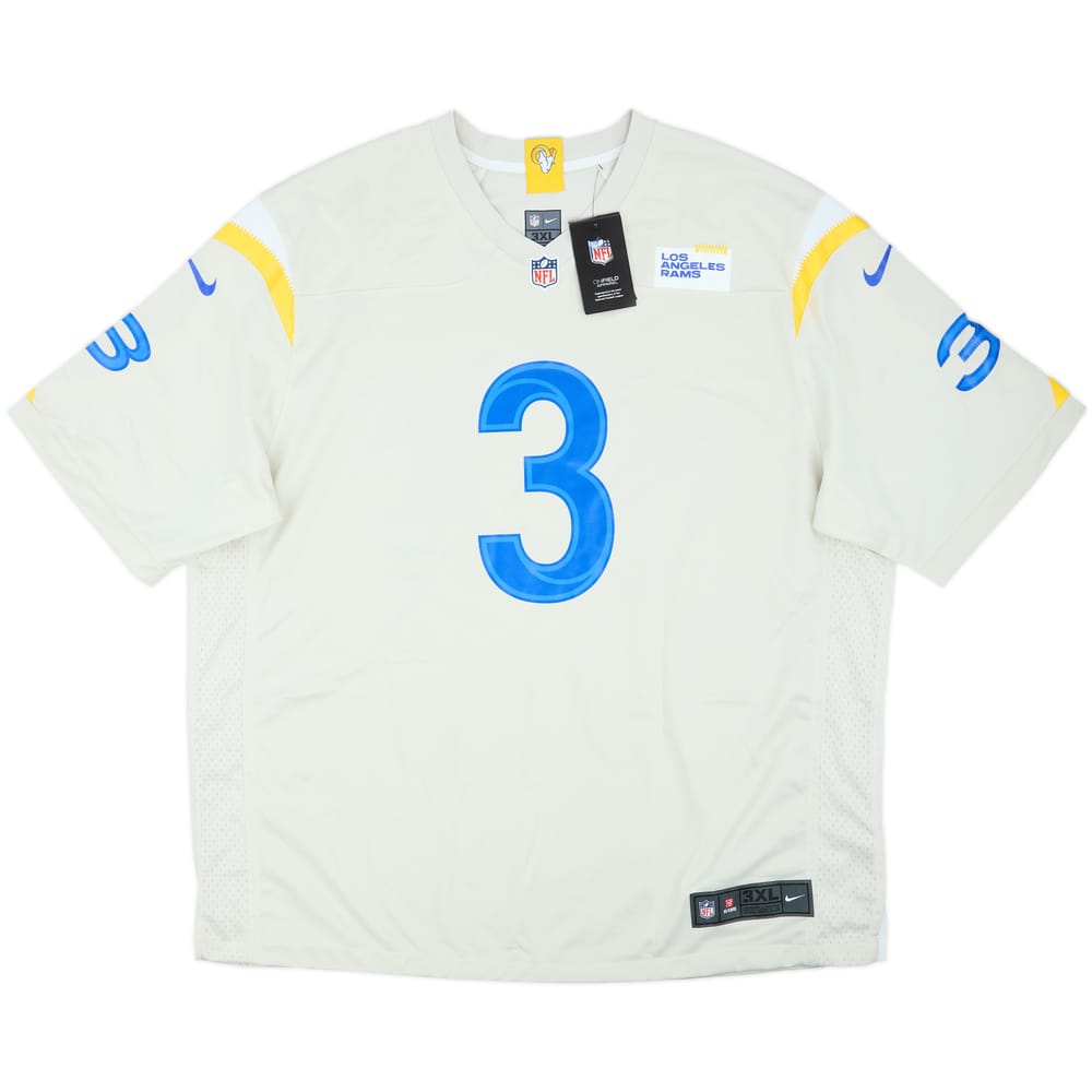 2021 LA Rams Beckham Jr #3 Nike Game Alternate Jersey (3XL)