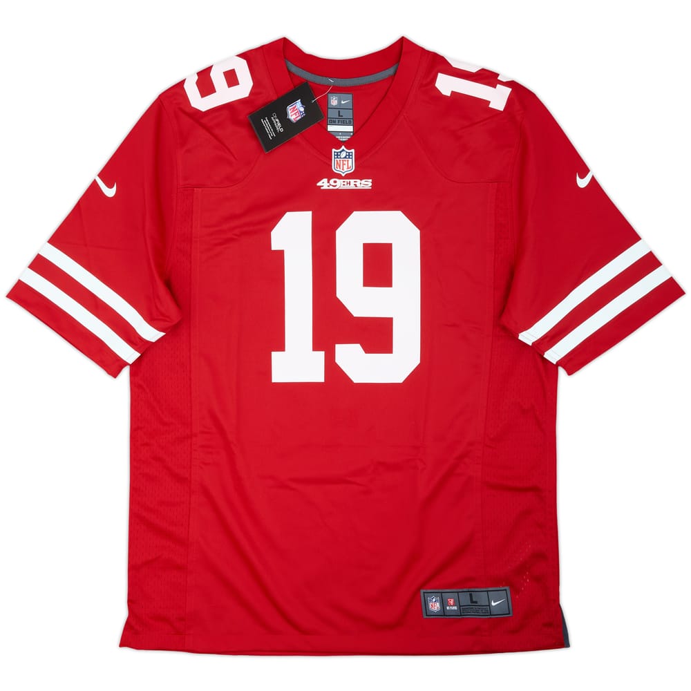2019-21 San Francisco 49ers Samuel #19 Nike Game Home Jersey (L)