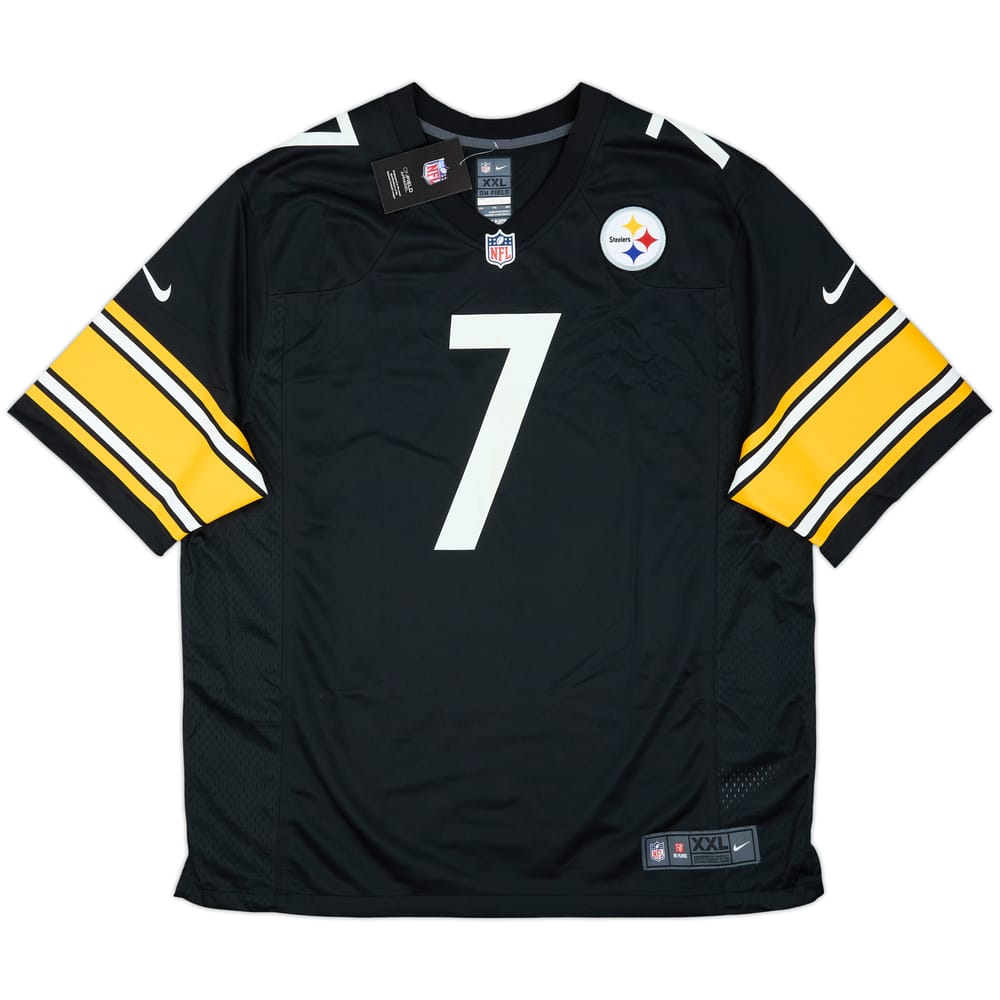 2020-21 Pittsburgh Steelers Roethlisberger #7 Nike Game Home Jersey (XXL)