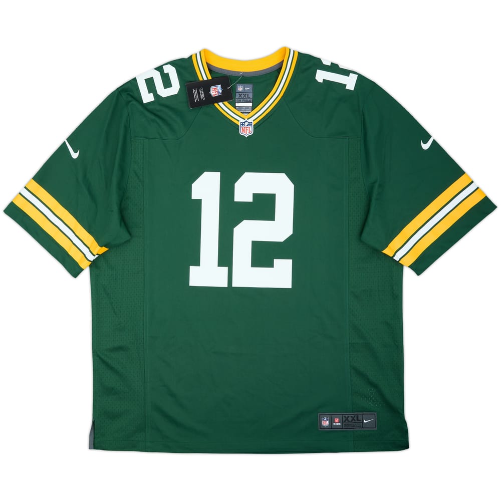 2012-22 Green Bay Packers Rodgers #12 Nike Game Home Jersey (XXL)