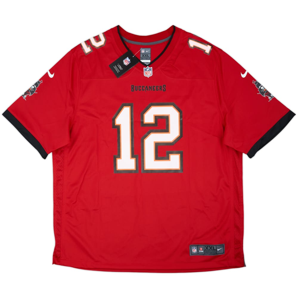 2020-22 Tampa Bay Buccaneers Brady #12 Nike Game Home Jersey (XXL)