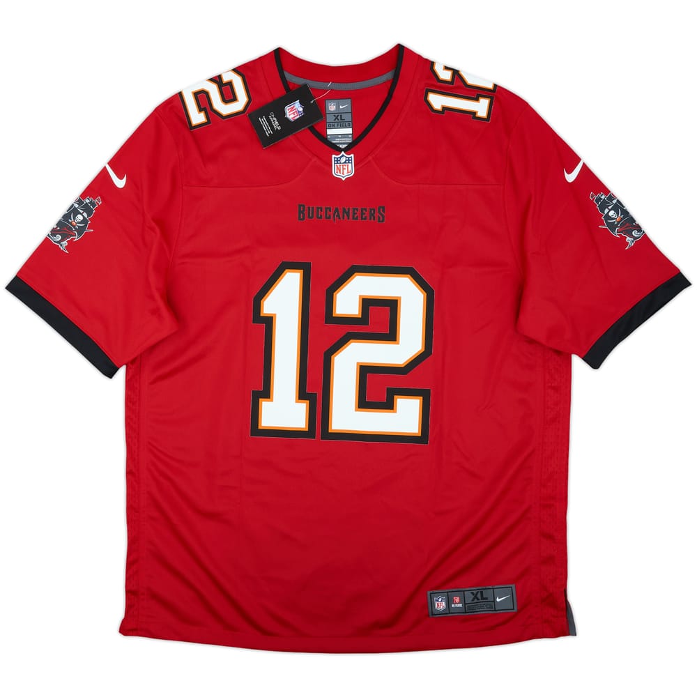 2020-22 Tampa Bay Buccaneers Brady #12 Nike Game Home Jersey (XL)