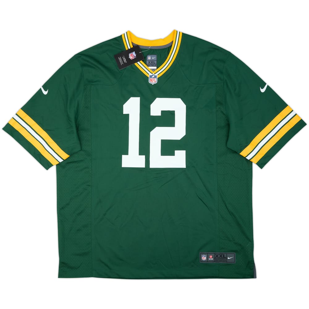 2012-22 Green Bay Packers Rodgers #12 Nike Game Home Jersey (XXL)