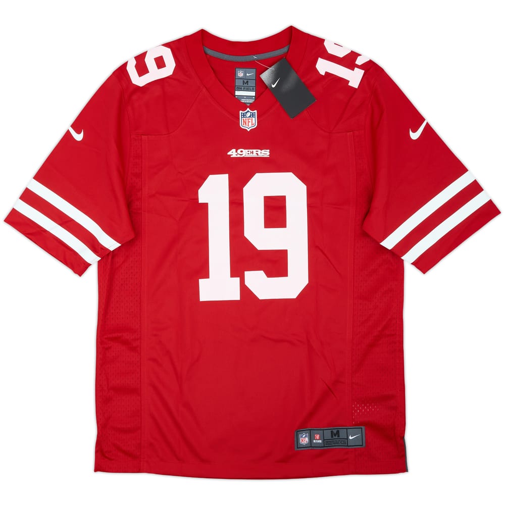 2019-21 San Francisco 49ers Samuel #19 Nike Game Home Jersey (M)