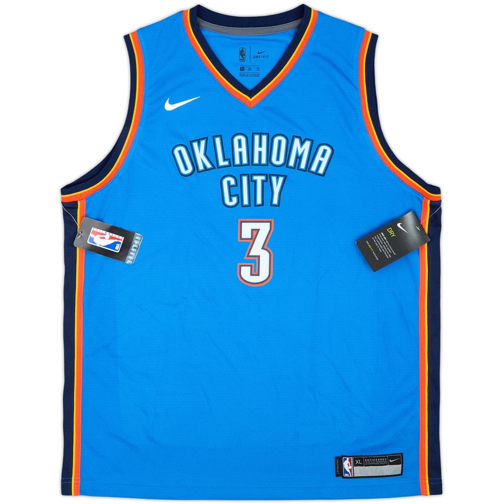 2021-24 Oklahoma City Thunder Giddey #3 Nike Swingman Away Jersey (XL.Boys)