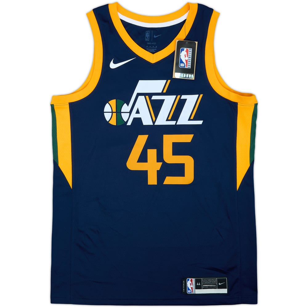 2017-22 Utah Jazz Mitchell #45 Nike Swingman Away Jersey (M)