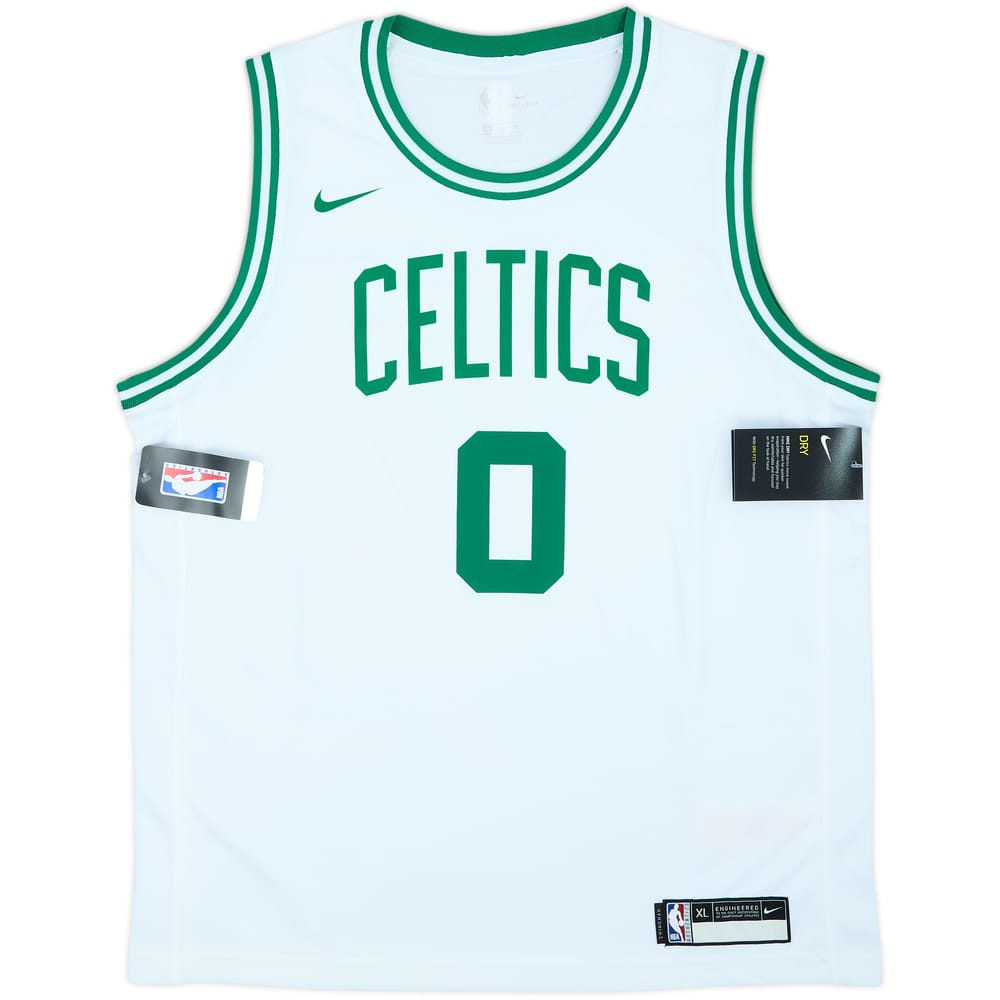 2017-25 Boston Celtics Tatum #0 Nike Swingman Home Jersey (XL.Boys)