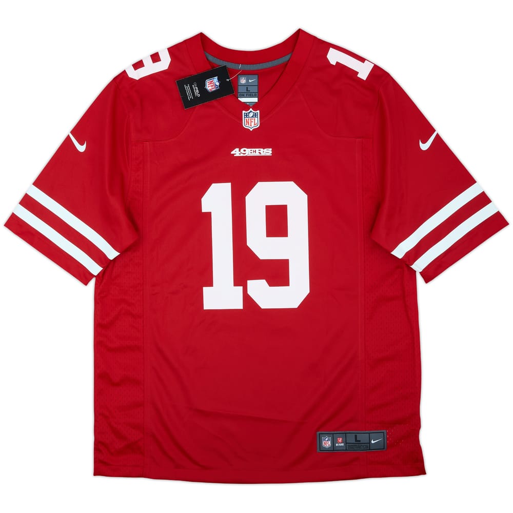 2019-21 San Francisco 49ers Samuel #19 Nike Game Home Jersey (L)