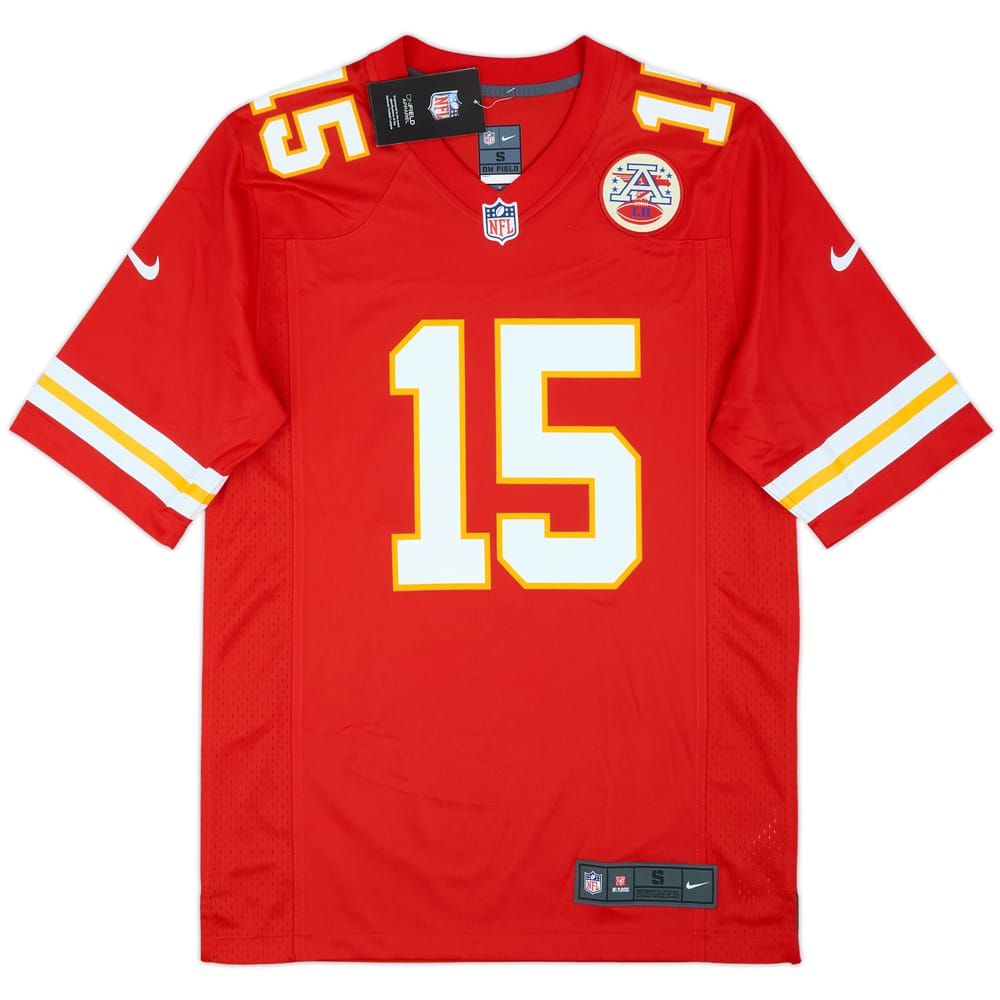 2017-25 Kansas City Chiefs Mahomes #15 Nike Game Home Jersey (S)