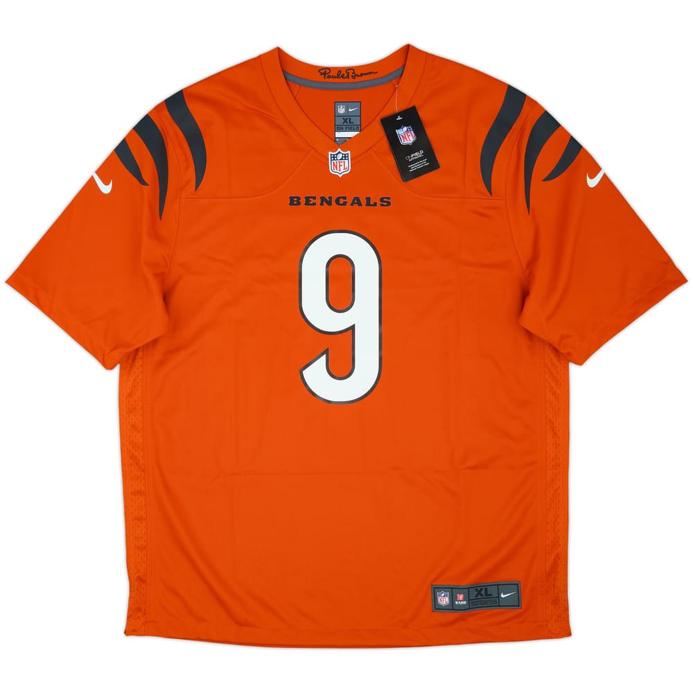 2021-25 Cincinnati Bengals Burrow #9 Nike Game Alternate Jersey (XL)