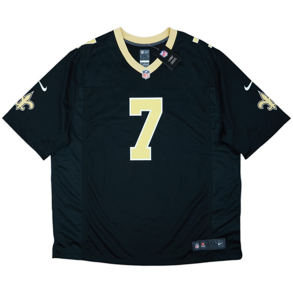 2017-25 New Orleans Saints Hill #7 Nike Game Home Jersey (3XL)