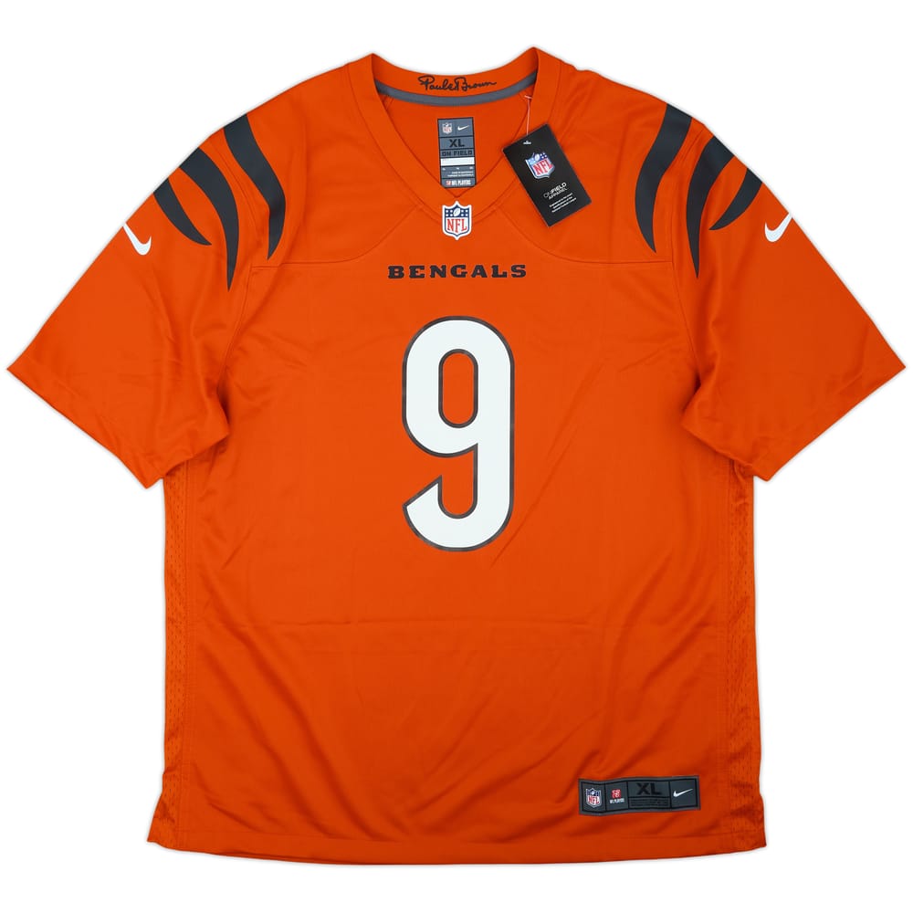 2021-25 Cincinnati Bengals Burrow #9 Nike Game Alternate Jersey (XL)
