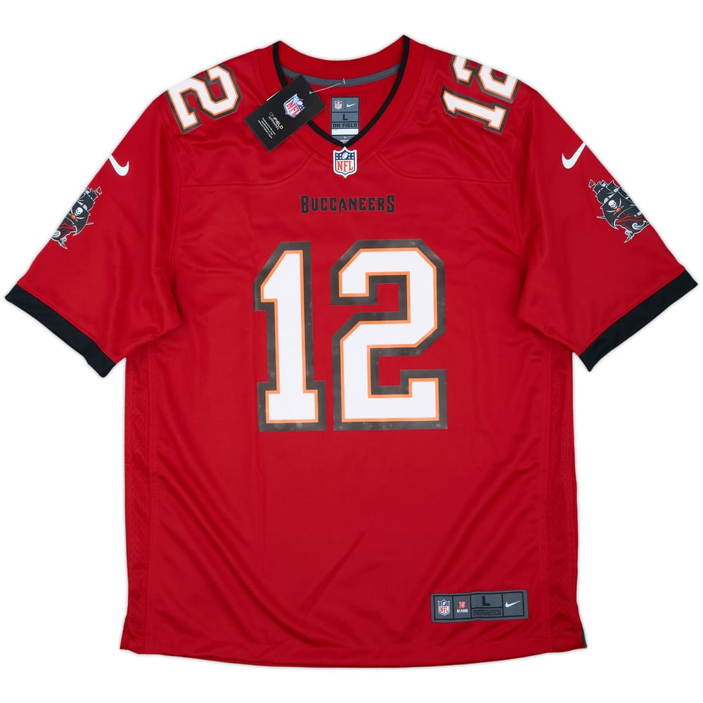 2020-22 Tampa Bay Buccaneers Brady #12 Nike Game Home Jersey (L)
