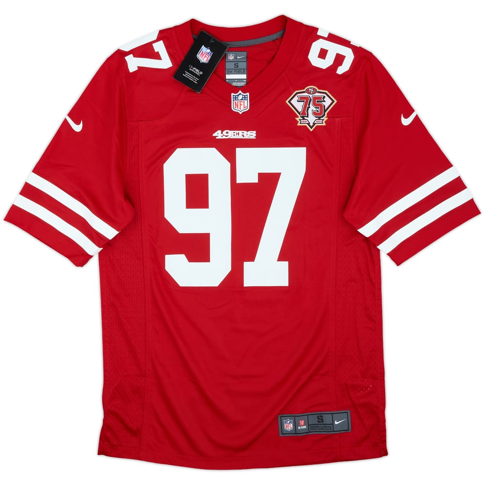 2021 San Francisco 49ers Bosa #97 Nike Game Home Jersey (S)