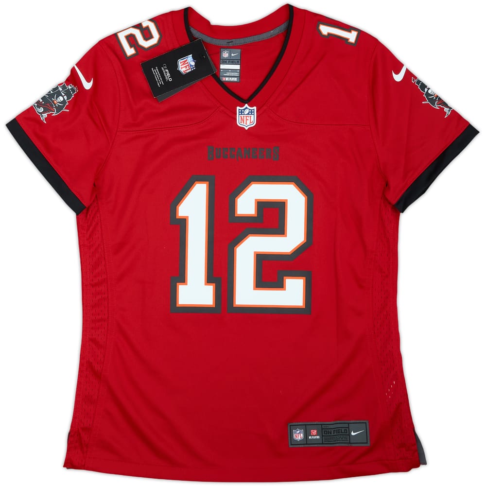 2020-22 Tampa Bay Buccaneers Brady #12 Nike Game Home Jersey Womens (M)