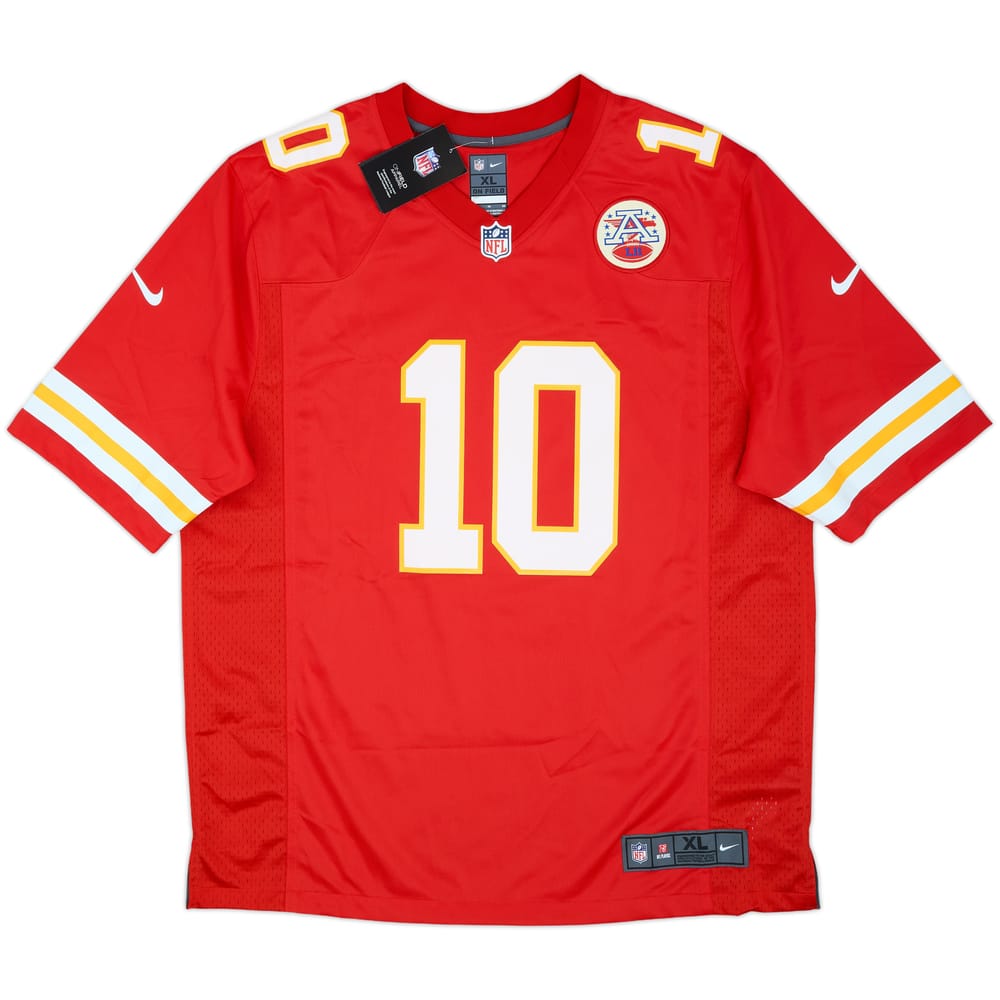 2016-21 Kansas City Chiefs Hill #10 Nike Game Home Jersey (XL)