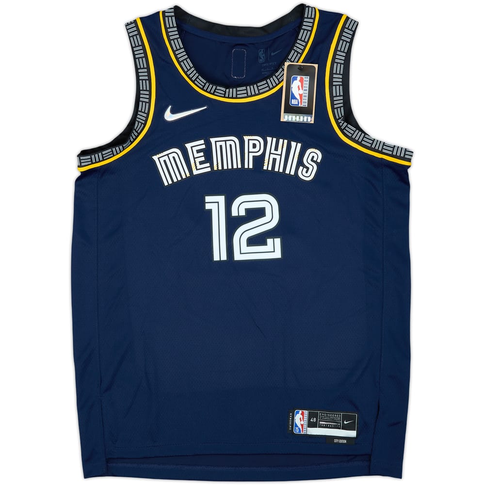 2021-22 Memphis Grizzlies Morant #12 Nike Swingman Alternate Jersey (L)