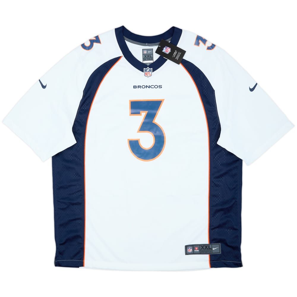 2022-23 Denver Broncos Wilson #3 Nike Game Away Jersey (XXL)