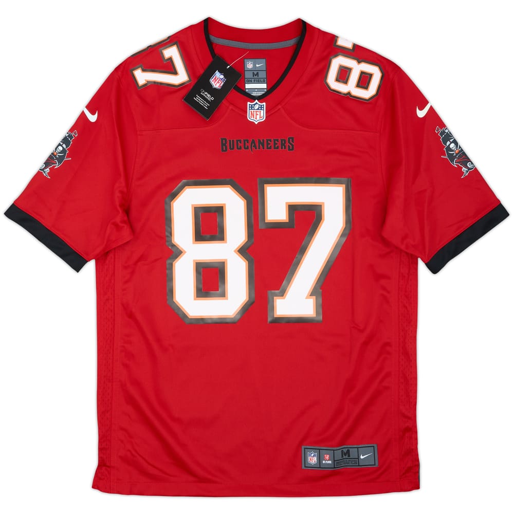 2020-21 Tampa Bay Buccaneers Gronkowski #87 Nike Game Home Jersey (M)