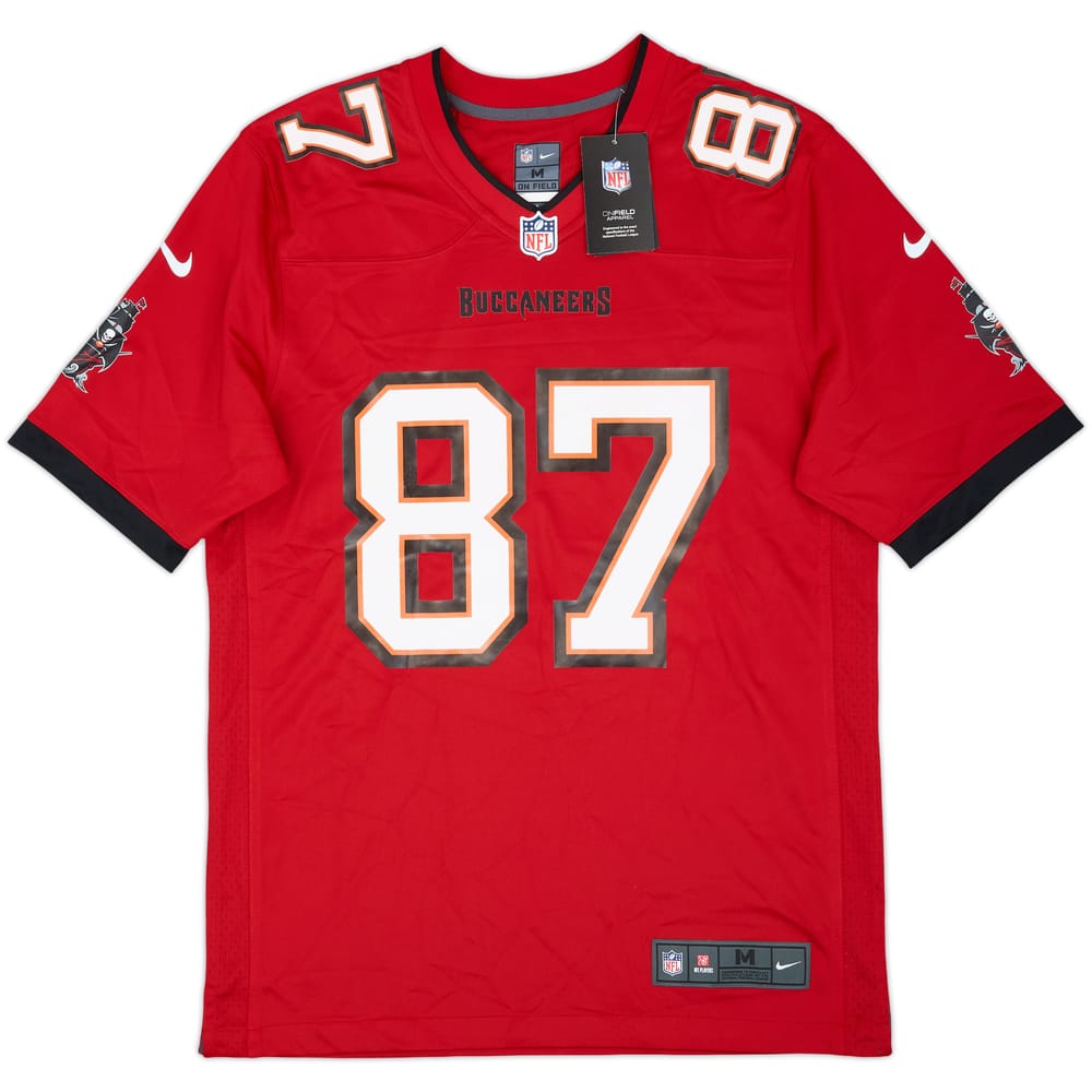 2020-21 Tampa Bay Buccaneers Gronkowski #87 Nike Game Home Jersey (M)