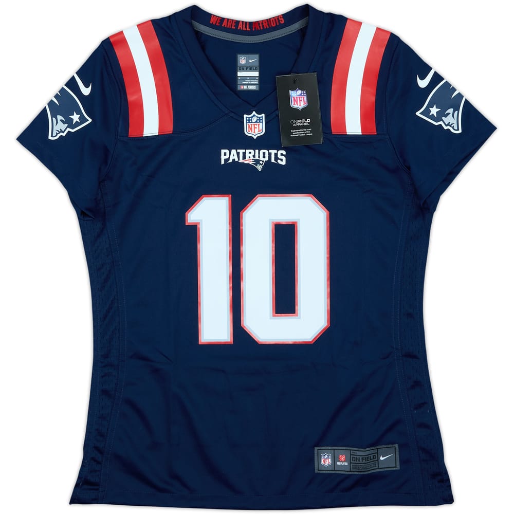 2021-23 New England Patriots Jones #10 Nike Game Home Jersey Womens (M)