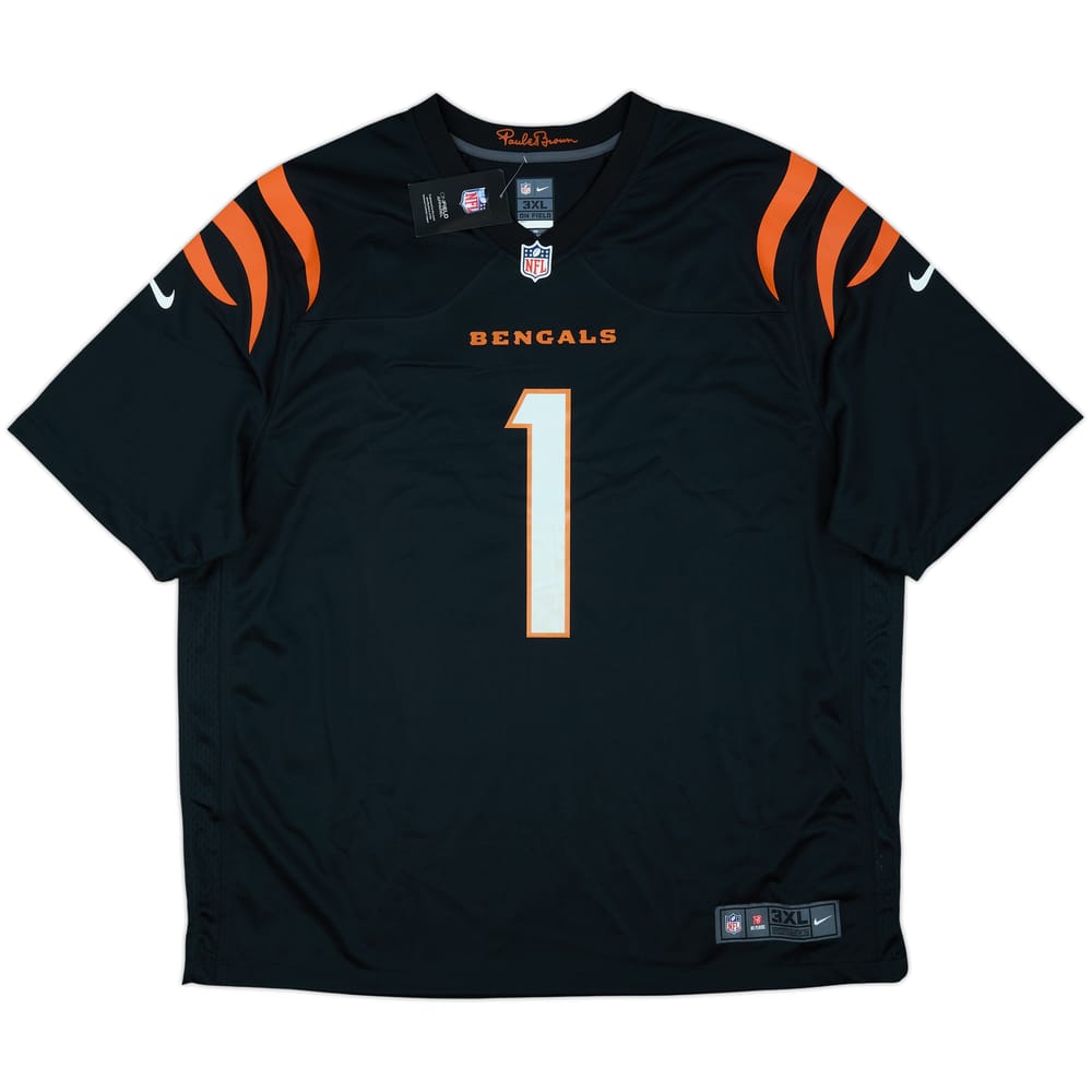 2021-25 Cincinnati Bengals Chase #1 Nike Game Home Jersey (3XL)