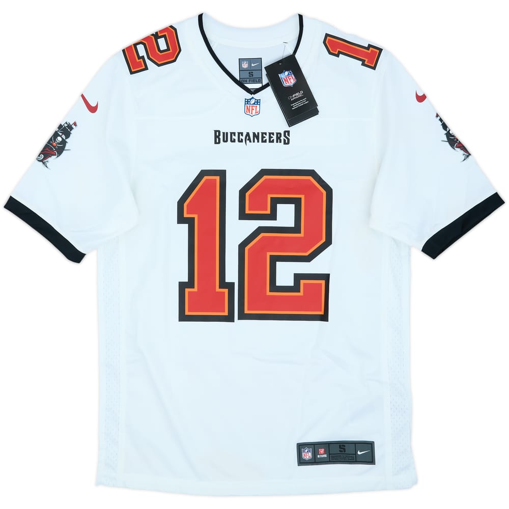 2020-22 Tampa Bay Buccaneers Brady #12 Nike Game Away Jersey (S)