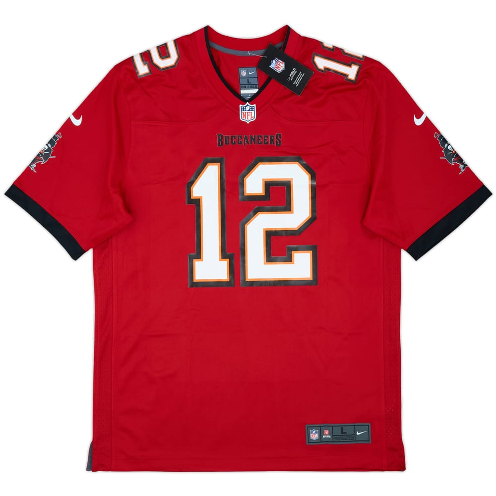 2020-22 Tampa Bay Buccaneers Brady #12 Nike Game Home Jersey (L)