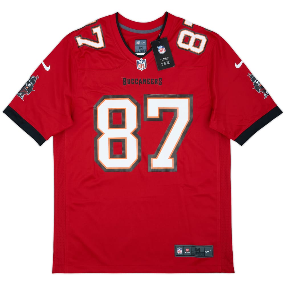 2020-21 Tampa Bay Buccaneers Gronkowski #87 Nike Game Home Jersey (M)