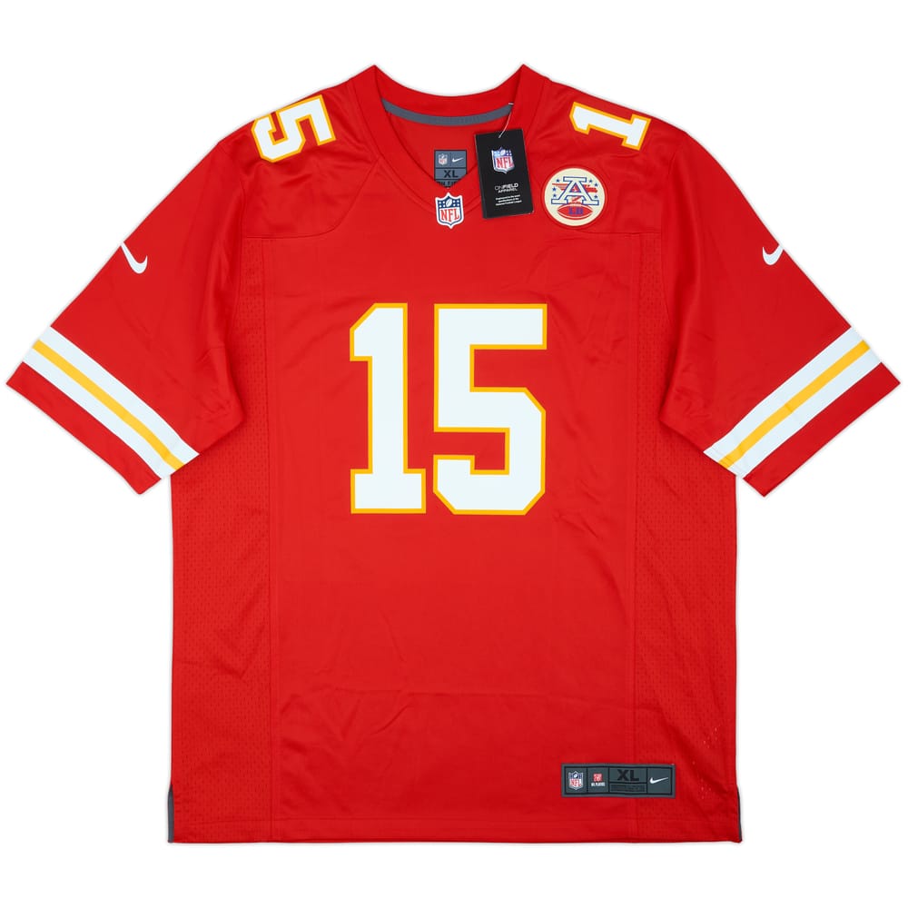 2017-25 Kansas City Chiefs Mahomes #15 Nike Game Home Jersey (XL)