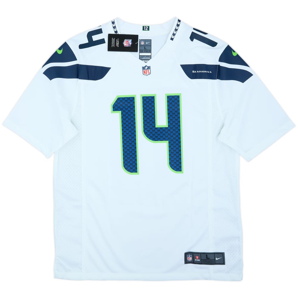 2019-24 Seattle Seahawks Metcalf #14 Nike Game Away Jersey (L)