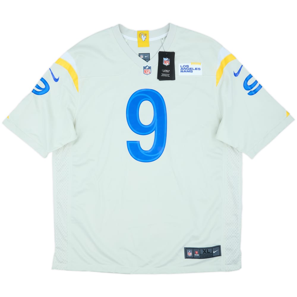 2021-25 LA Rams Stafford #9 Nike Game Alternate Jersey (XL)