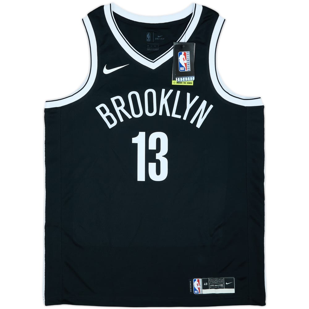 2020-21 Brooklyn Nets Harden #13 Nike Swingman Away Jersey (L)