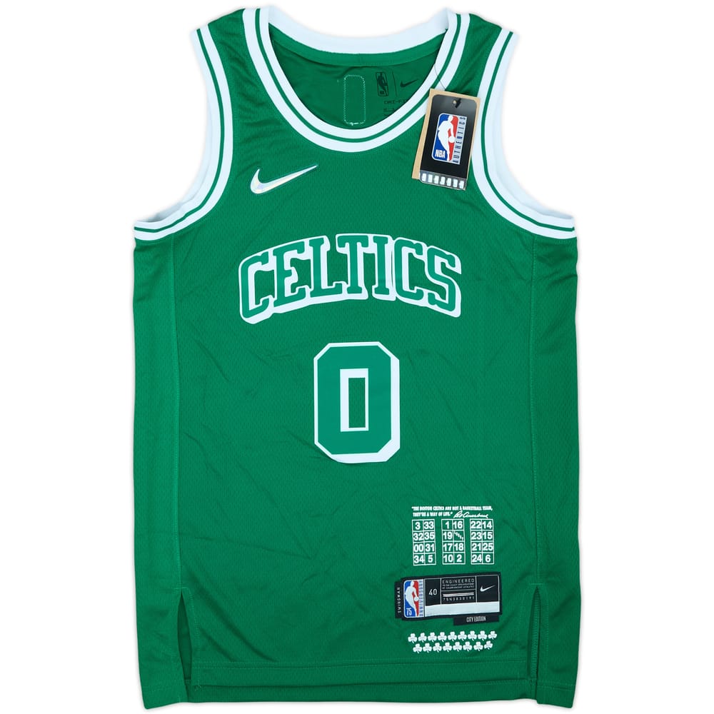2021-22 Boston Celtics Tatum #0 Nike Swingman Alternate Jersey (S)