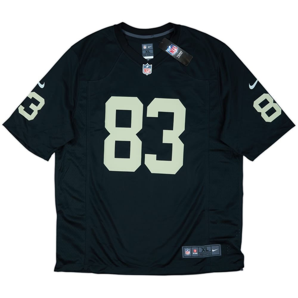 2020-22 Las Vegas Raiders Waller #83 Nike Game Home Jersey (XL)