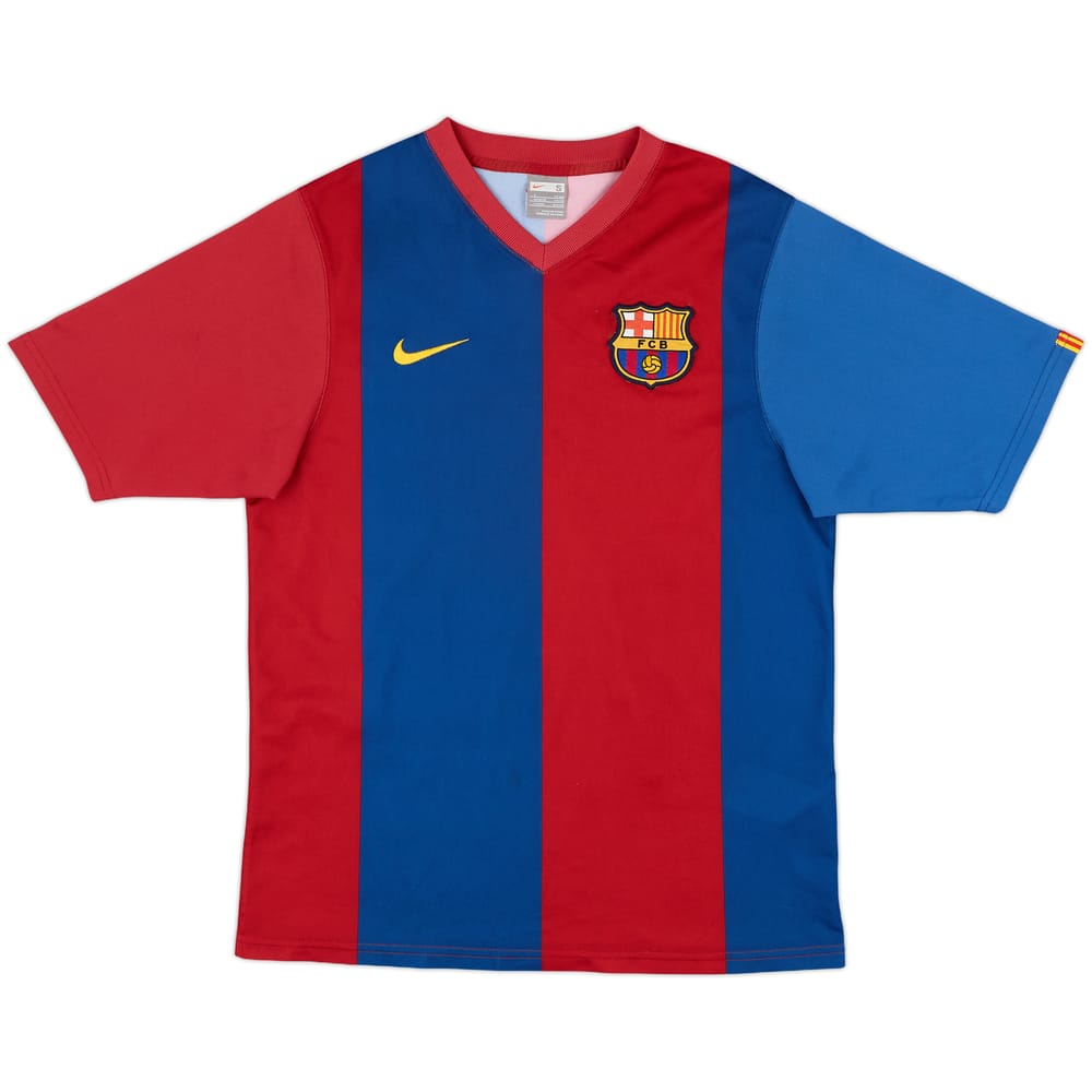 2007-08 Barcelona Basic Home Shirt - 5/10 - (S)