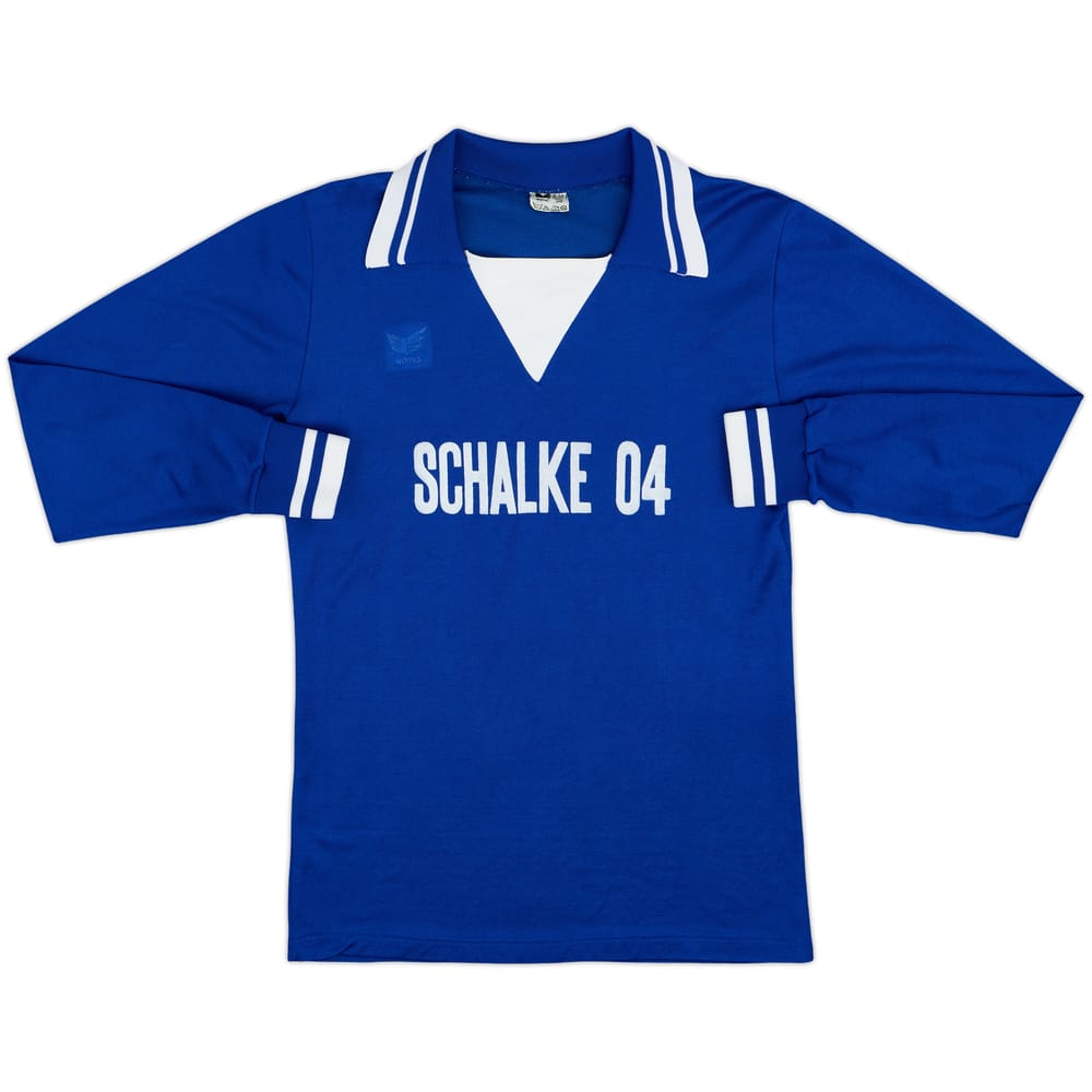 1977-78 Schalke Home L/S Shirt - 5/10 - (M)