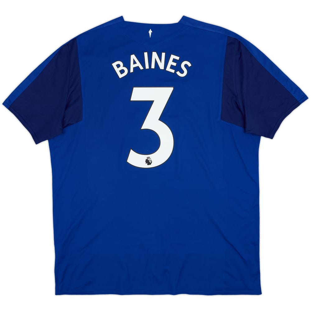 2017-18 Everton Home Shirt Baines #3 - 9/10 - (XXL)