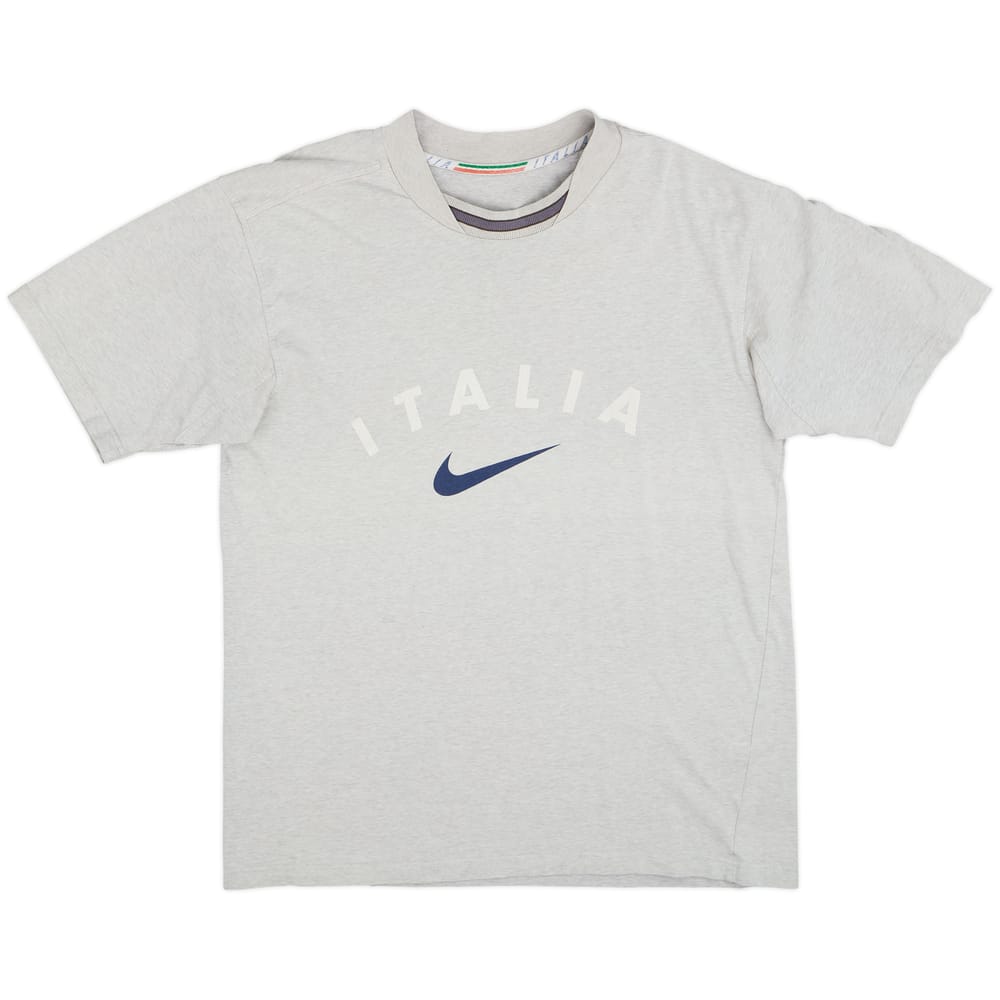 1996-97 Italy Nike Cotton Tee - 8/10 - (M)
