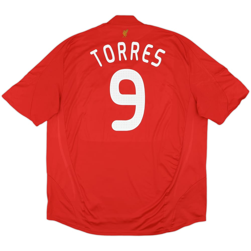 2008-10 Liverpool Home Shirt Torres #9 - 7/10 - (3XL)