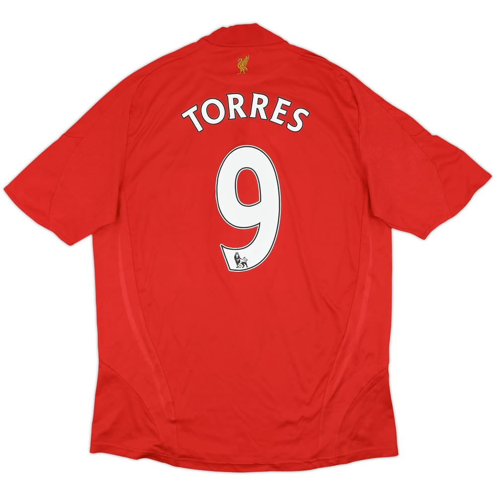2008-10 Liverpool Home Shirt Torres #9 - 8/10 - (L)